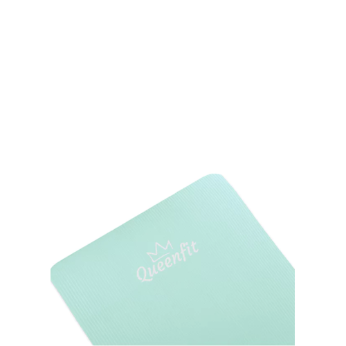Килимок для фітнесу  Queenfit NBR 1,5 см turquoise - фото №4